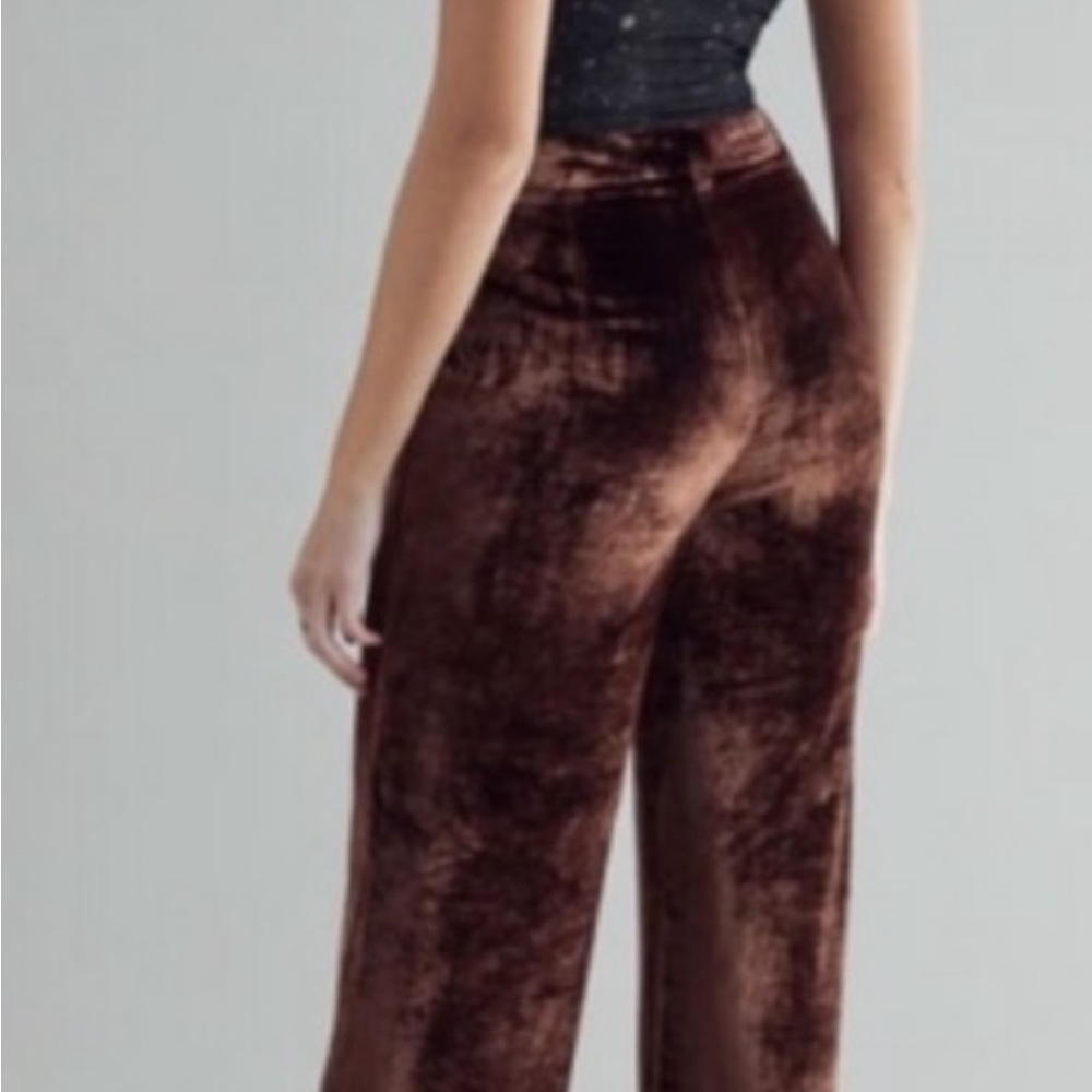 Reformation Wes velvet chestnut size 6 - Picture 2 of 14